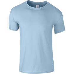 Kleidung Herren T-Shirts Gildan Soft-Style Hellblau