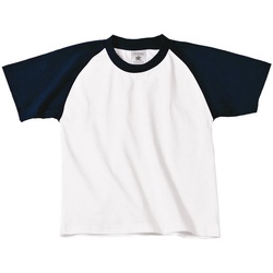 Kleidung Jungen T-Shirts B And C TK350 Weiss
