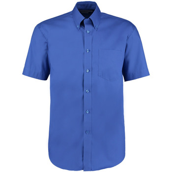 Kleidung Herren Kurzärmelige Hemden Kustom Kit KK109 Blau