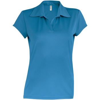 Kleidung Damen Polohemden Kariban Proact PA483 Blau