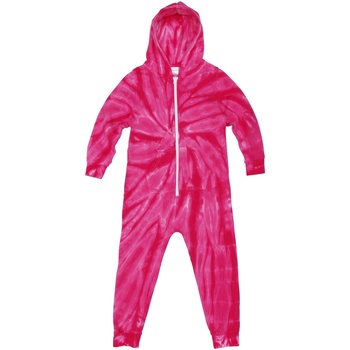 Kleidung Kinder Pyjamas/ Nachthemden Colortone Die Tye Rot