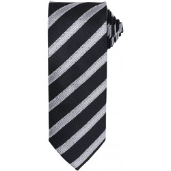 Kleidung Herren Krawatte und Accessoires Premier PR783 Schwarz / Dunkelgrau