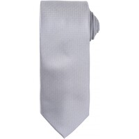 Kleidung Herren Krawatte und Accessoires Premier Waffle Silber