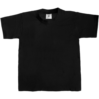 Kleidung Kinder T-Shirts B And C Exact 190 Schwarz