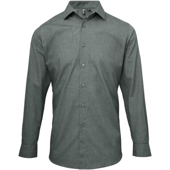 Kleidung Herren Kurzärmelige Hemden Premier PR217 Grau