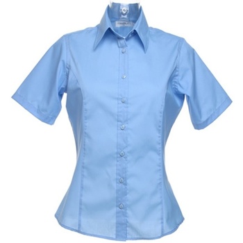 Kleidung Damen Hemden Kustom Kit K742F Blau