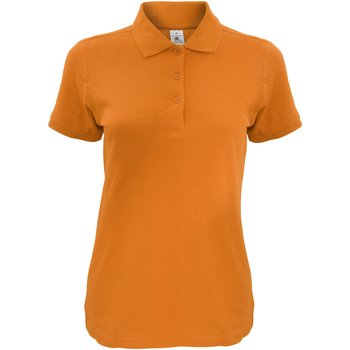 Kleidung Damen Langärmelige Polohemden B And C Safran Orange