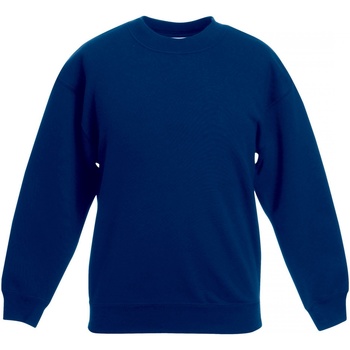 Kleidung Kinder Sweatshirts Fruit Of The Loom SS801 Blau
