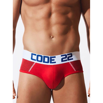Unterwäsche Herren Frauen-Slips Code 22 Slips aus Modalgewebe Contrast Code22 Rot