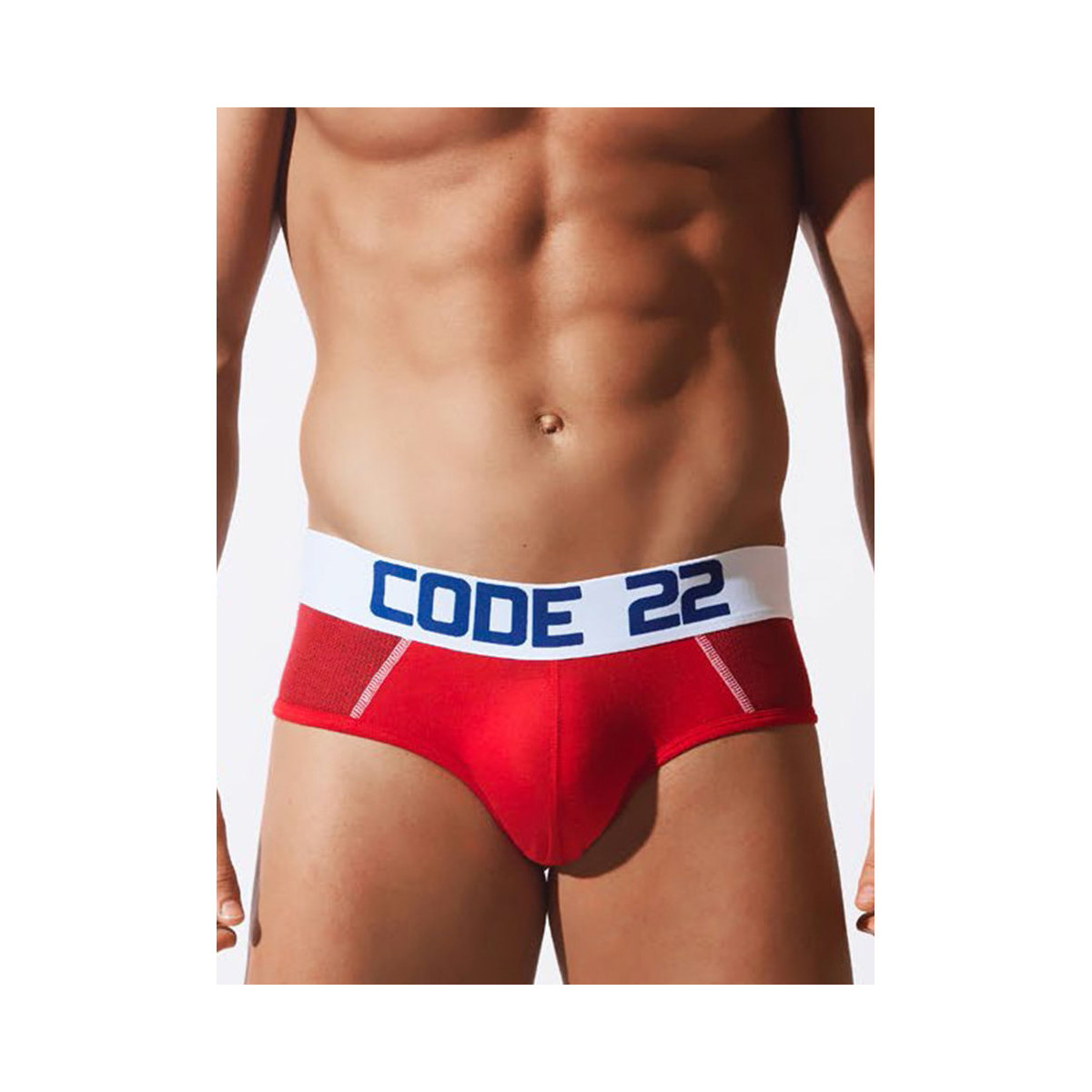 Unterwäsche Herren Slips Code 22 Slips aus Modalgewebe Contrast Code22 Rot