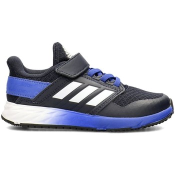 Schuhe Kinder Sneaker Low adidas Originals Fortafaito EL K Weiß, Graphit, Blau