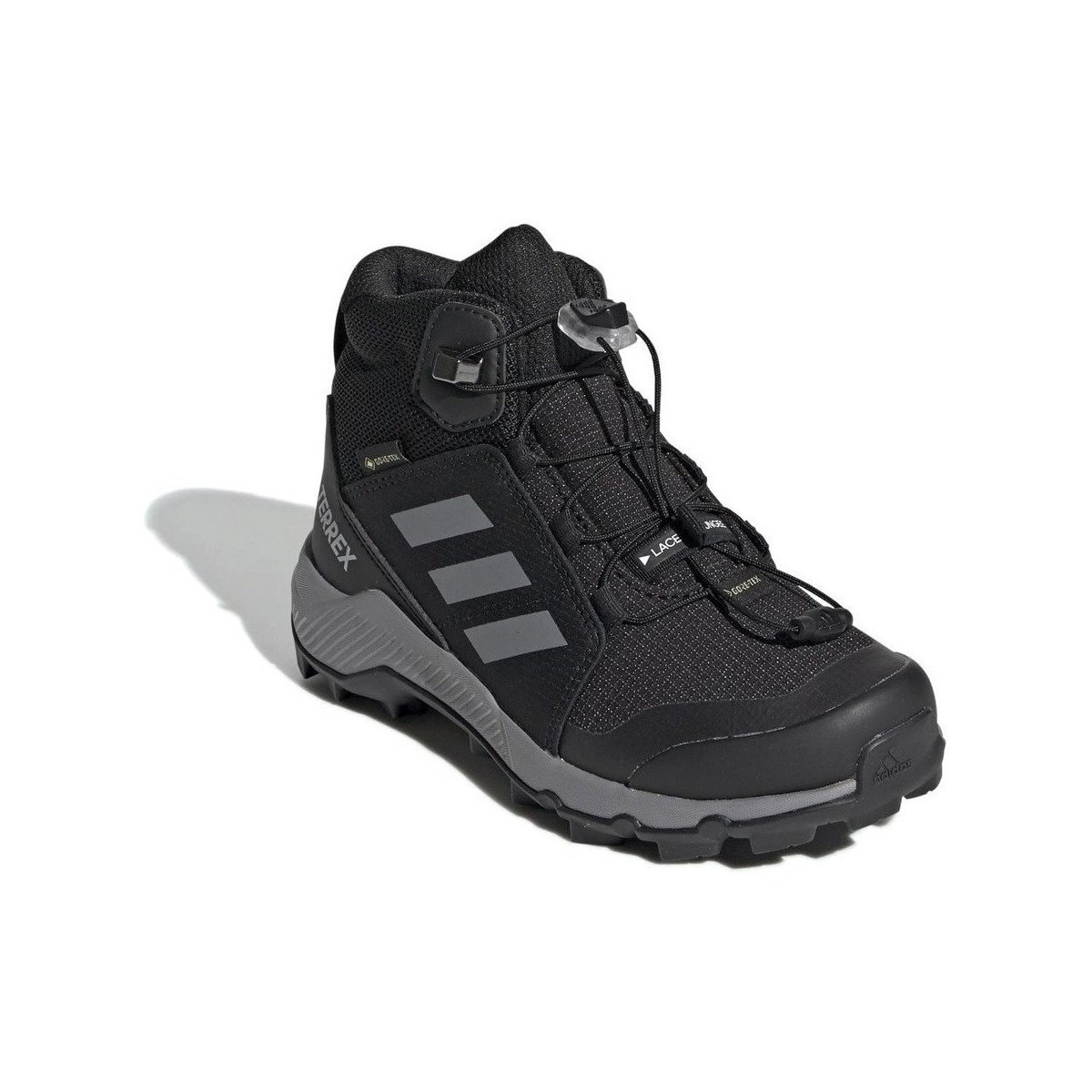 Schuhe Kinder Wanderschuhe adidas Originals Terrex Mid Gtx Schwarz, Grau