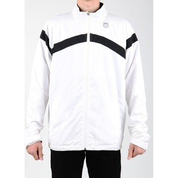Kleidung Herren Trainingsjacken K-Swiss Lifestyle Jacke  Accomplish WVN JCKT 100627-102 weiß, schwarz