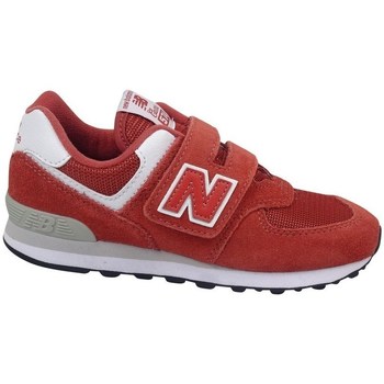 Schuhe Kinder Sneaker Low New Balance YV574EC Rot