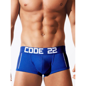 Unterwäsche Herren Boxer Code 22 Boxer aus Modalgewebe Contrast Code22 Blau