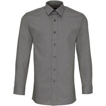Kleidung Herren Langärmelige Hemden Premier PR204 Grau