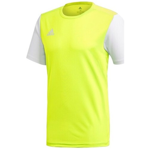 Kleidung Herren T-Shirts adidas Originals Estro 19 Gelb, Weiß