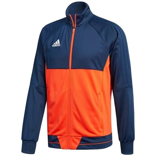 Kleidung Jungen Sweatshirts adidas Originals JR Tiro 17 Orangefarbig, Dunkelblau