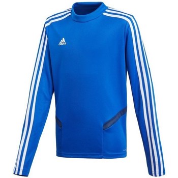 Kleidung Jungen Sweatshirts adidas Originals JR Tiro 19 Blau, Weiß