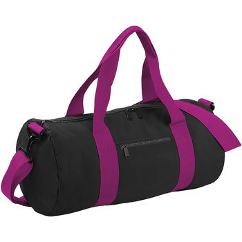 Taschen Reisetasche Bagbase BG140 Schwarz/Fuchsia