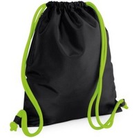 Taschen Kinder Sporttaschen Bagbase BG110 Schwarz/Limette