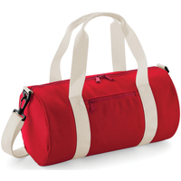 Taschen Damen Reisetasche Bagbase BG140S Rot/Off Weiß
