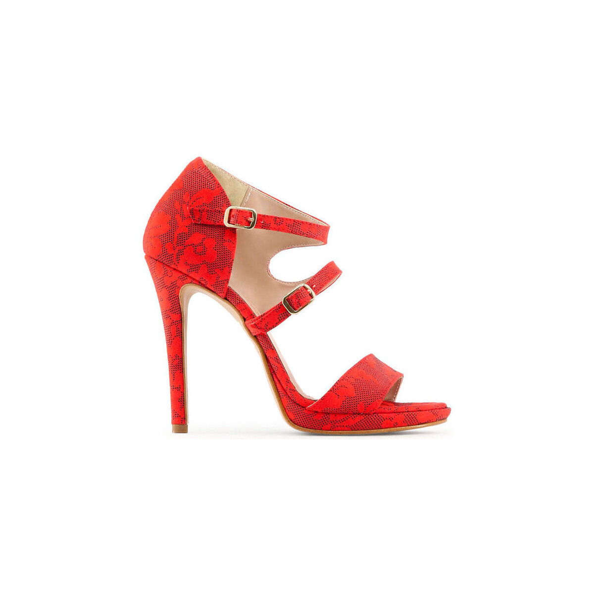 Schuhe Damen Sandalen / Sandaletten Made In Italia - iride Rot