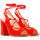 Schuhe Damen Sandalen / Sandaletten Made In Italia - linda Rot