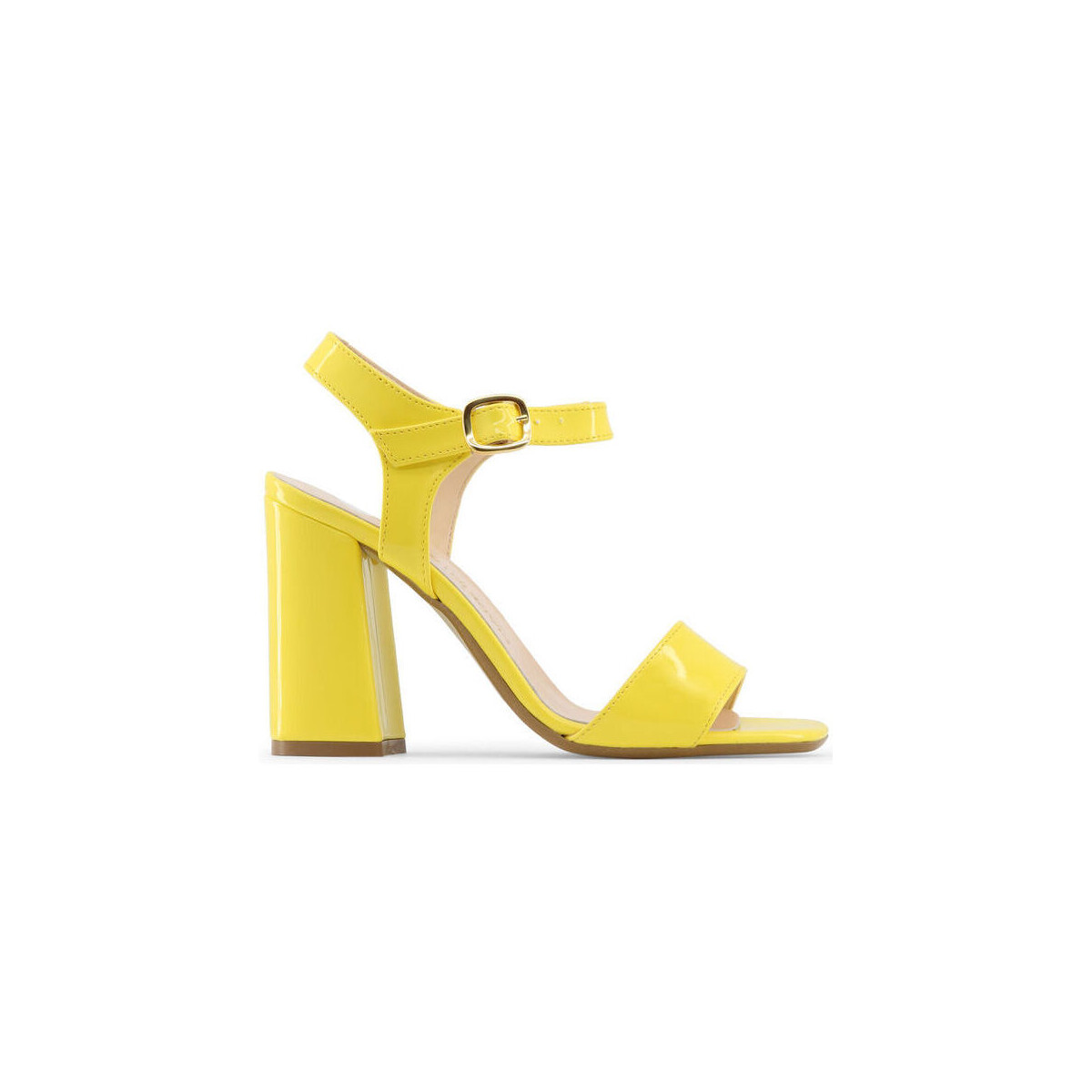 Schuhe Damen Sandalen / Sandaletten Made In Italia - angela Gelb
