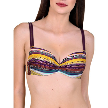 Kleidung Damen Bikini Ober- und Unterteile Lisca Vorgeformtes Badeanzug-Top von Freetown Gelb
