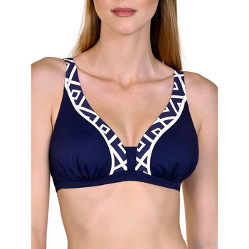 Kleidung Damen Bikini Ober- und Unterteile Lisca Bügel-Badeanzug-Oberteil Costa Rica blau Blau