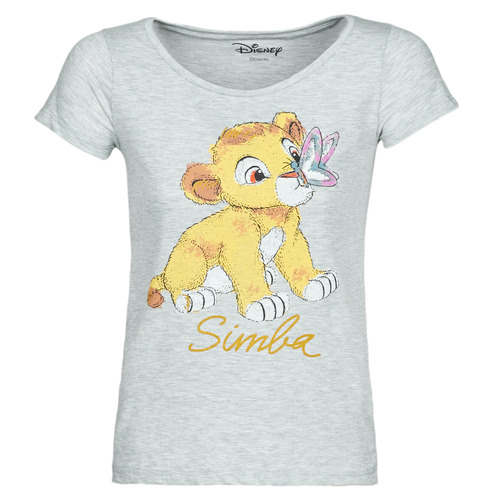 Kleidung Damen T-Shirts Yurban THE LION KING Grau