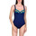 Kleidung Damen Badeanzug Lisca 1-teiliger Badeanzug mit Bügeln Dominica Blau