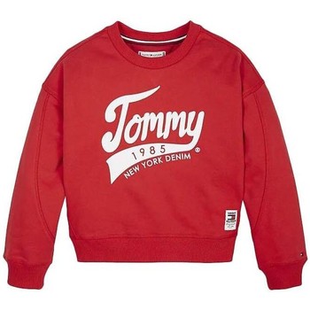 Kleidung Mädchen Sweatshirts Tommy Hilfiger  Rot