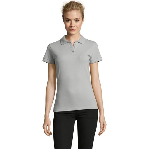 Sols PERFECT COLORS WOMENN-POLO mujer  MANGA CORTA de 100% algodón Grau