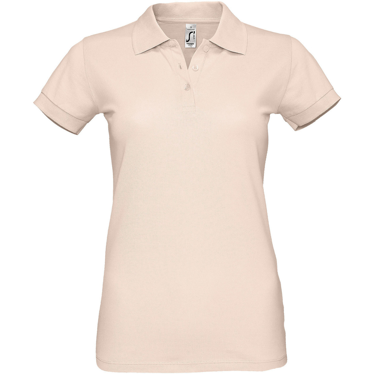 Kleidung Damen Polohemden Sols PERFECT COLORS WOMENN-POLO mujer  MANGA CORTA de 100% algodón Rosa