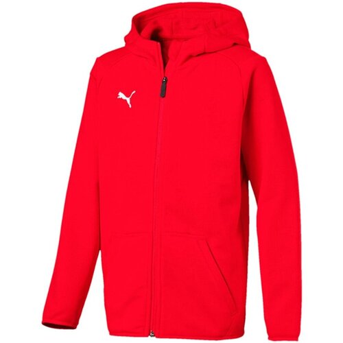 Kleidung Jungen Jacken Puma Sport LIGA Casuals Hoody Jacket 655938 001 Rot