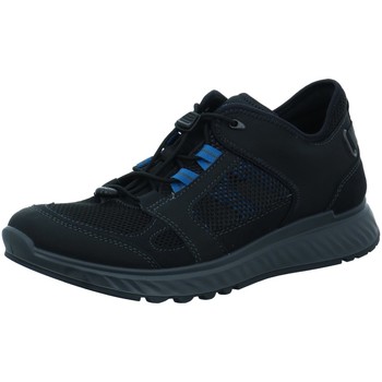Schuhe Herren Fitness / Training Ecco Sportschuhe OUTDOOR,BLACK/OLYMPIAN BLUE 835324-51773 Schwarz