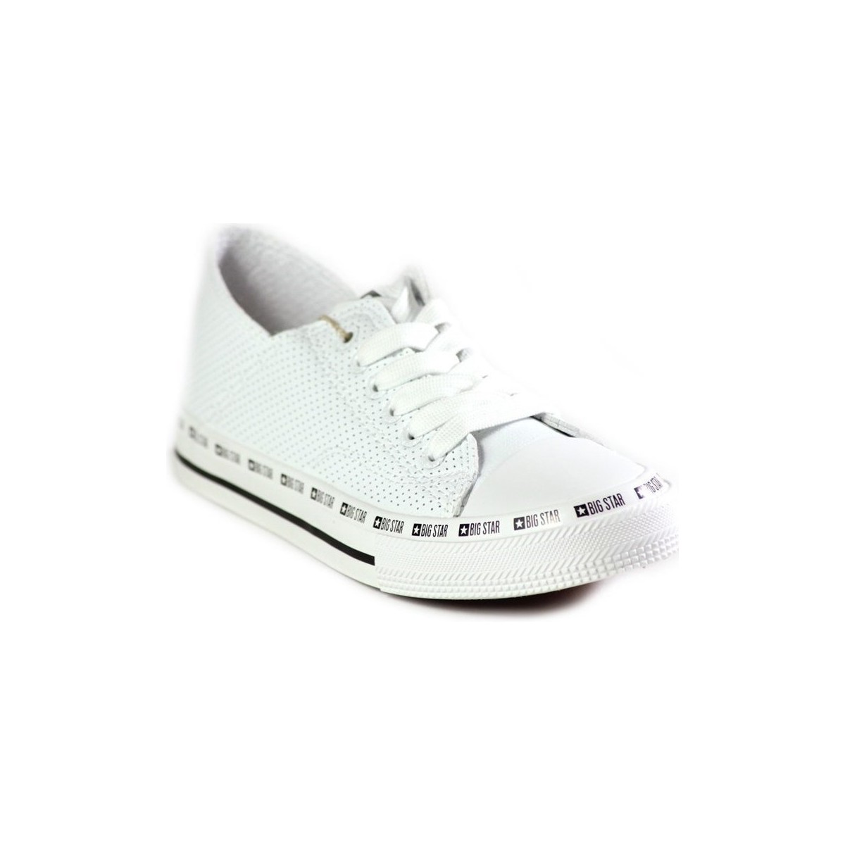 Schuhe Damen Sneaker Low Big Star FF274024 Weiss