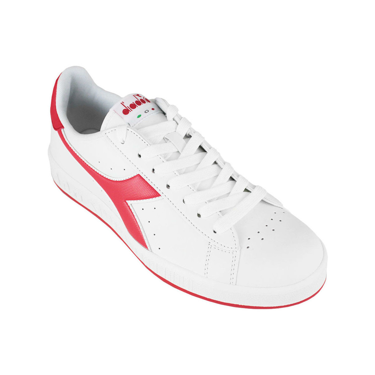 Schuhe Herren Sneaker Diadora 101.160281 01 C0673 White/Red Rot