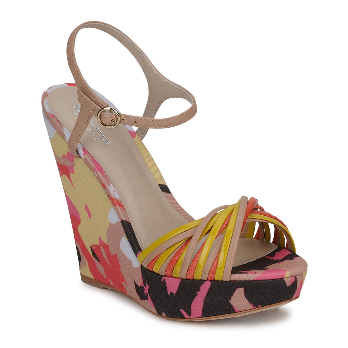 Schuhe Damen Sandalen / Sandaletten Bourne KARMEL Beige / Multicolor