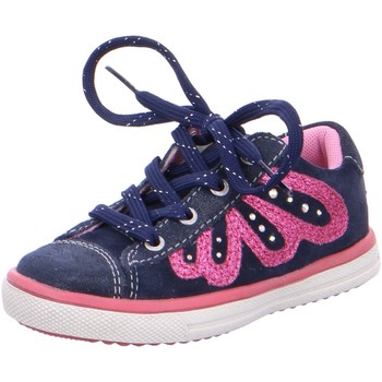 Schuhe Mädchen Derby-Schuhe & Richelieu Lurchi Schnuerschuhe marine-pink 33-13656-22 Sibell Blau