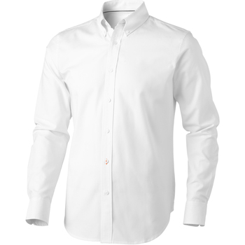 Kleidung Herren Langärmelige Hemden Elevate  Weiss