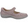 Schuhe Damen Slipper Longo Slipper Bequem-Ballerina, 1019572/4 Beige