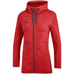 Kleidung Damen Jogginganzüge Jako Sport Kapuzenjacke Premium Basics D 6829D 01 Rot