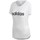 Kleidung Damen T-Shirts adidas Originals D2M Logo Tee Weiss
