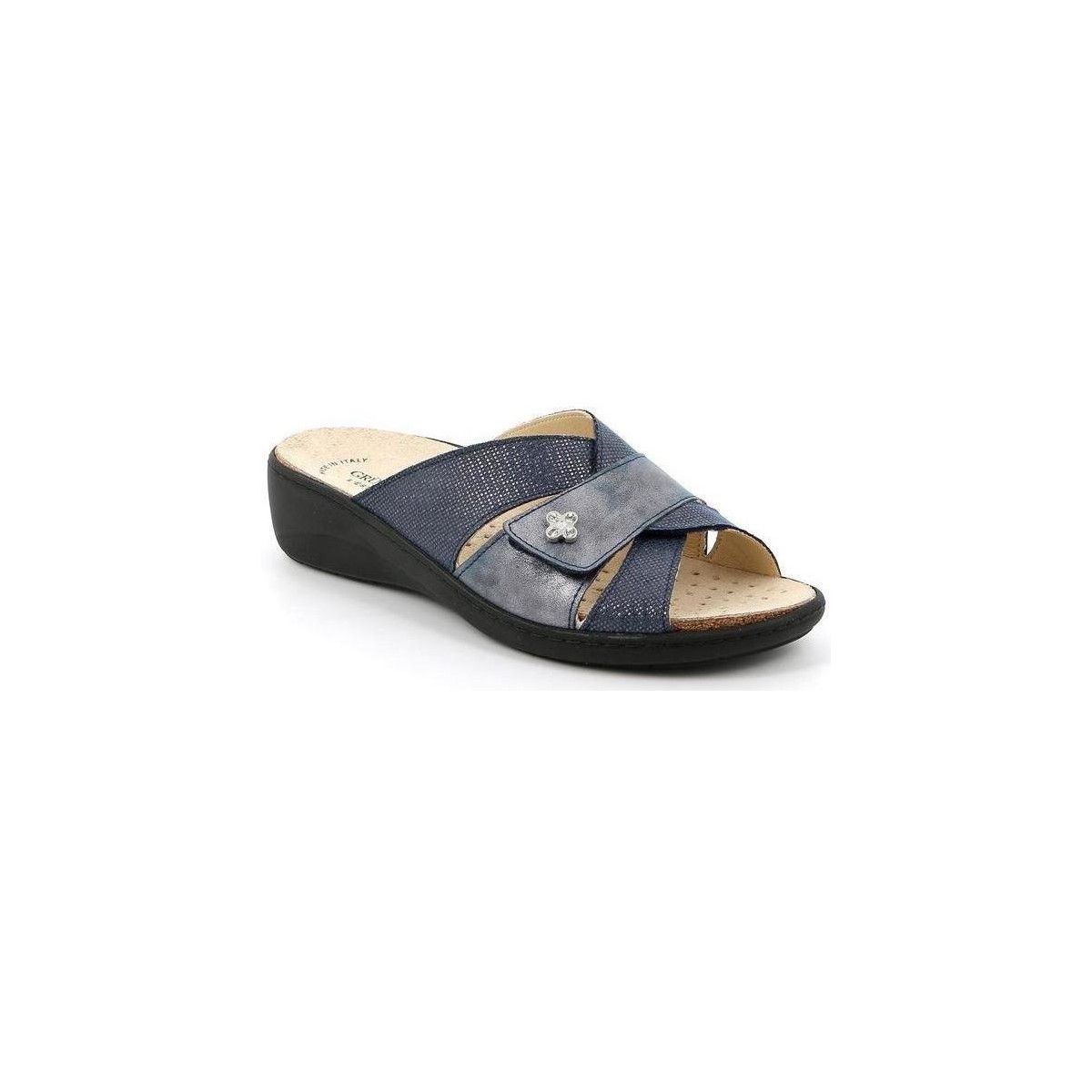 Schuhe Damen Pantoffel Grunland DSG-CE0700 Blau