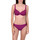 Kleidung Damen Bikini Ober- und Unterteile Lisca Verstellbarer Badeanzugboden mit hoher Taille Linosa Rosa