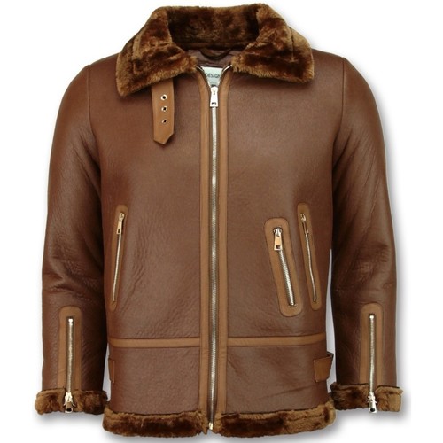 Kleidung Damen Jacken / Blazers Z Design Lammy Coat Shearling Jacket Da Braun