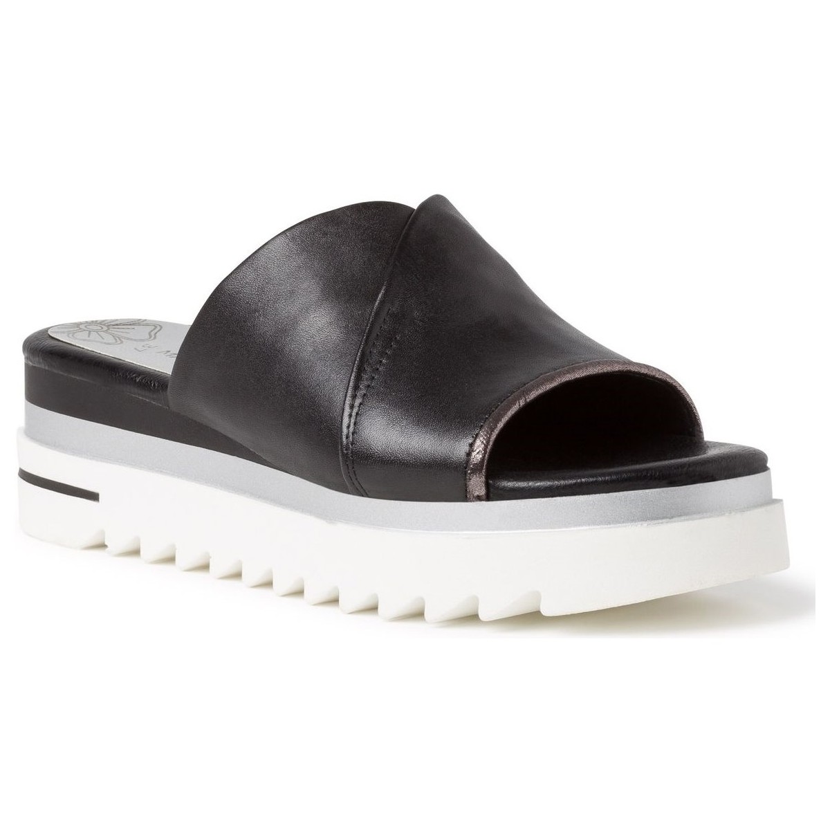 Schuhe Damen Pantoffel Marco Tozzi 27212  098 BLACK COMB 27212 Schwarz